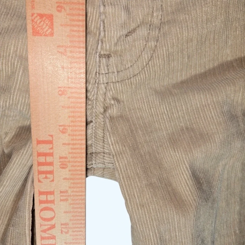 Vintage Levis 625 Tan Corduroy Bell Bottom Flare Pants White Tab 625-1521 30x31
